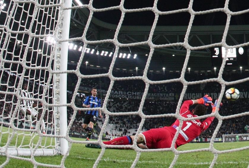 Il gol del raddoppio della Juventus Il gol del raddoppio della Juventus