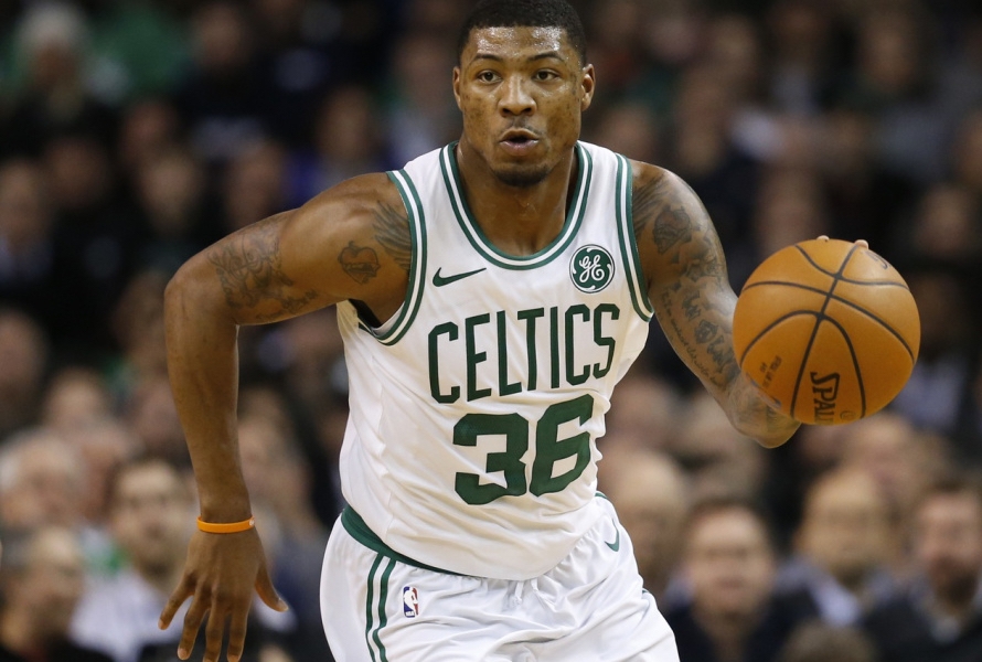 Marcus Smart in azione Marcus Smart in azione